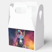 Funky Donkey Blue Glasses Bedankdoosjes (Geopend)