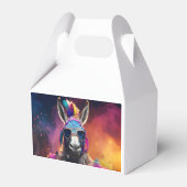 Funky Donkey Blue Glasses Bedankdoosjes (Voorkant Zijde)