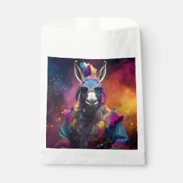 Funky Donkey Blue Glasses Bedankzakje