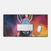Funky Donkey Blue Glasses Bureaumat (Keyboard & Muis)