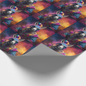 Funky Donkey Blue Glasses Cadeaupapier (Hoek)