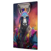 Funky Donkey Blue Glasses Klembord (Links)