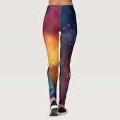 Funky Donkey Blue Glasses Leggings (Achterkant)