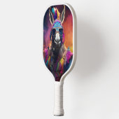 Funky Donkey Blue Glasses Pickleball Paddle (Links)