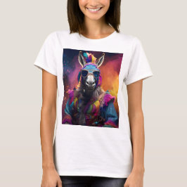 Funky Donkey Blue Glasses T-shirt