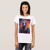 Funky Donkey Blue Glasses T-shirt (Voorkant volledig)