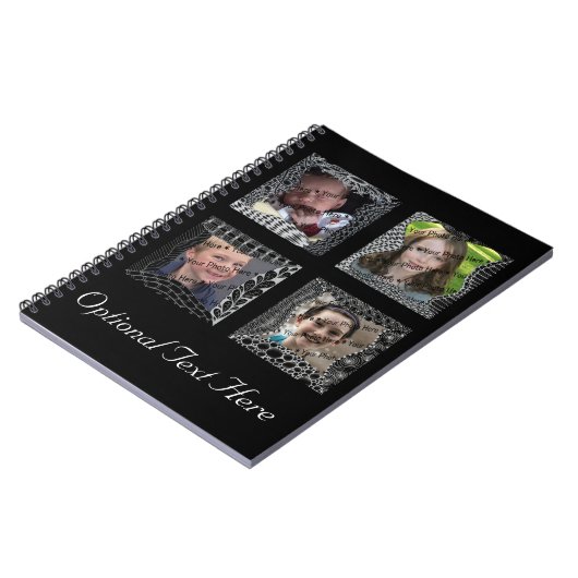 Funky Doodle Afbeelding Lijst Collage Notitieboek (Linkerzijde)