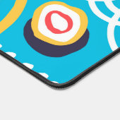 Funky Doodles on Aqua Bureaumat (Hoek)