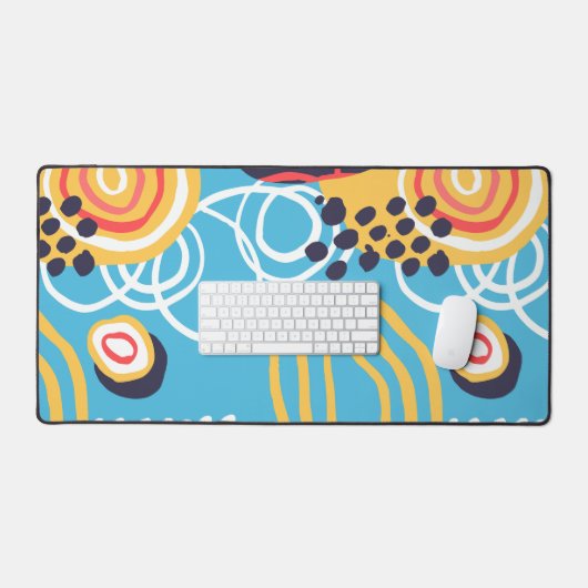 Funky Doodles on Aqua Bureaumat (Keyboard & Muis)