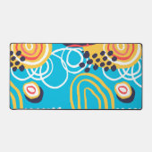 Funky Doodles on Aqua Bureaumat (Voorkant)