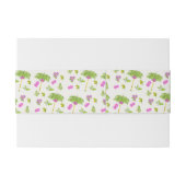 Funky Drawn Tropical Destination Wedding Uitnodigingen Wikkel (Achterkant Voorbeeld)