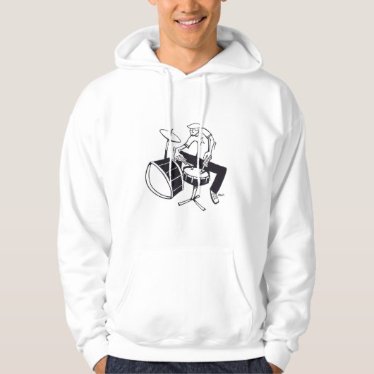 Funky Drummer Hoodie (Voorkant)