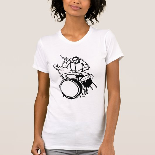 Funky Drummer T-shirt (Voorkant)