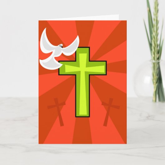 Funky Easter Feestdagen Kaart (Voorkant)