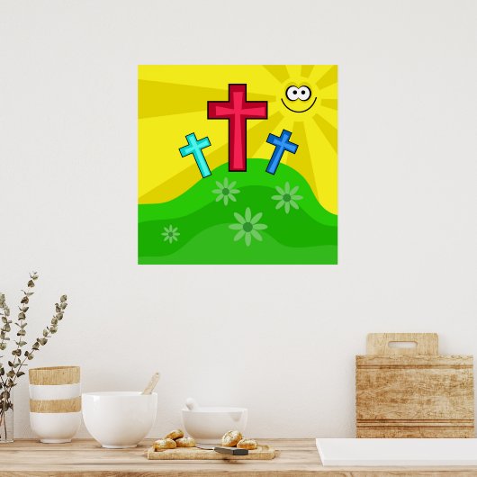Funky Easter Poster (Keuken)