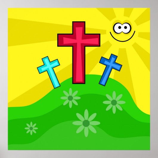 Funky Easter Poster (Voorkant)