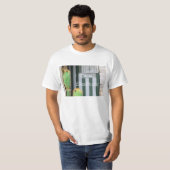 Funky Echt Softie Groene Cactus T-Shirt Top (Voorkant volledig)