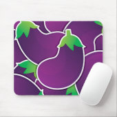 Funky eggplant muismat (Met muis)