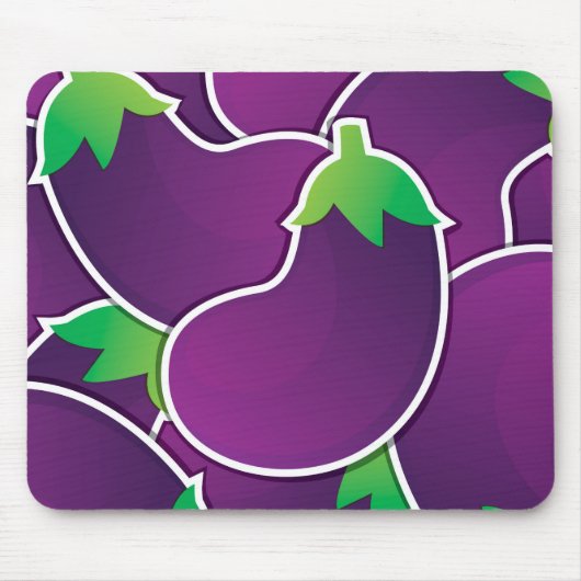 Funky eggplant muismat (Voorkant)