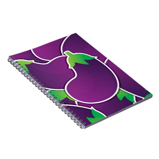 Funky eggplant notitieboek (Rechterzijde)