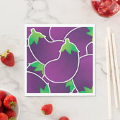 Funky eggplant servetten (Insitu)