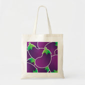 Funky eggplant tote bag (Voorkant)
