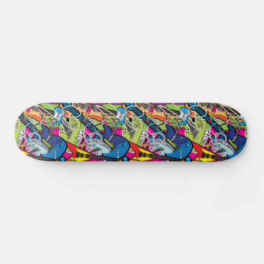Funky Electric Guitar Persoonlijk Skateboard (Horizontaal)