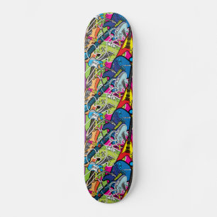 Funky Elektrische Gitaar Persoonlijk Skateboard