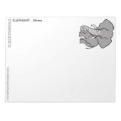 Funky ELEPHANT - Dierenvriend - Notitieblok (Voorkant)