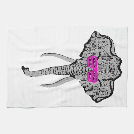 Funky Elephant - Kitchen Towel Theedoek (Horizontaal)