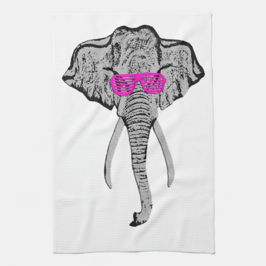Funky Elephant - Kitchen Towel Theedoek (Verticaal)