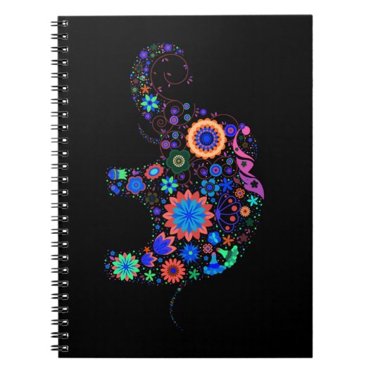 Funky Elephant Notitieboek (Voorkant)