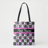 FUNKY EN CHIQUE GEPERSONALISEERDE HAARSTYLIST TOTE BAG (Voorkant)