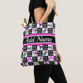 FUNKY EN CHIQUE GEPERSONALISEERDE HAARSTYLIST TOTE BAG