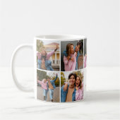 Funky energiek Ik hou van je fotocollage Koffiemok (Links)