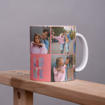 Funky energiek Ik hou van je fotocollage