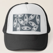 Funky Eye Pattern Product Trucker Pet (Voorkant)