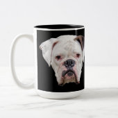 Funky Face Boxer Tweekleurige Koffiemok (Links)