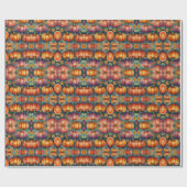 Funky Fantasy Pumpkins Cadeaupapier (Vlak)