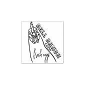 FUNKY FARMHOUSE country boerderij naam Rubberstempel (Afrduk)