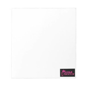 Funky faux hot-roze glitter Gym Notitieblok