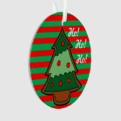 Funky Festive Tree Ornament (voorkant)