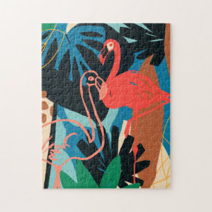 Funky Flamingo Legpuzzel