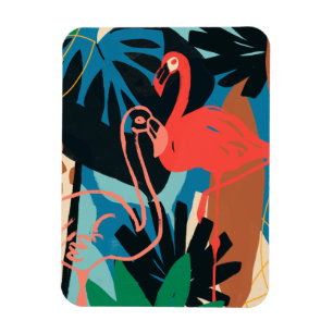 Funky Flamingo Magneet