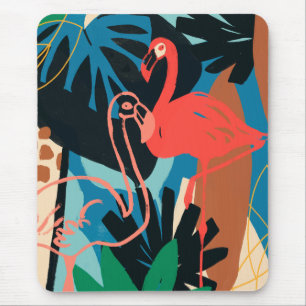 Funky Flamingo Muismat