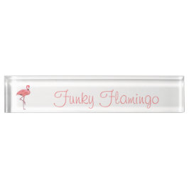 Funky Flamingo Naambordje