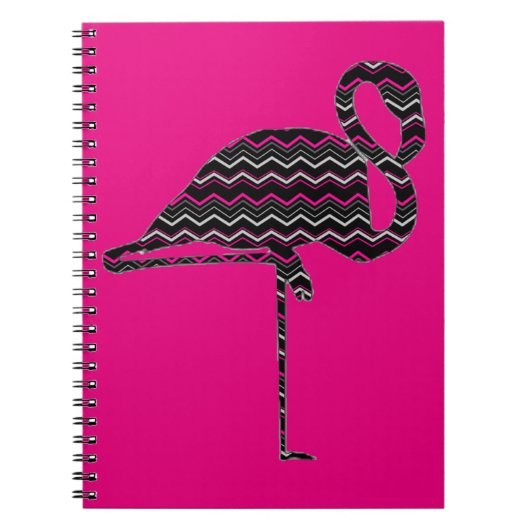 Funky flamingo notitieboek (Voorkant)