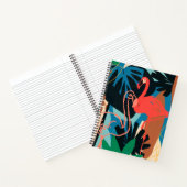 Funky Flamingo Notitieboek (Binnen)