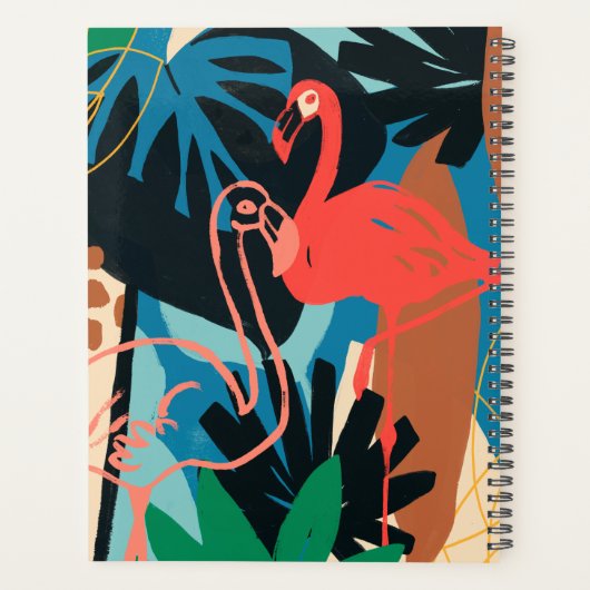 Funky Flamingo Planner (Achterkant)