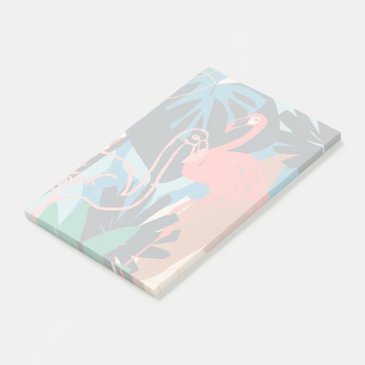 Funky Flamingo Post-it® Notes (Schuin)